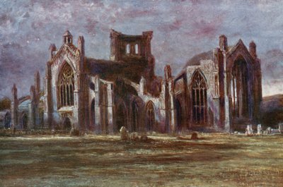 Melrose Abbey von Francis S. Walker